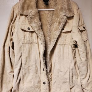 Guide Series sherpa trucker coat size large